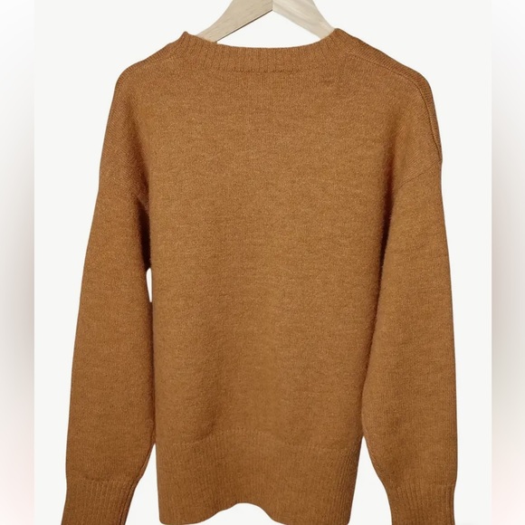 Cozy Deer Embroidered Crew Neck Sweater - Picture 2 of 4